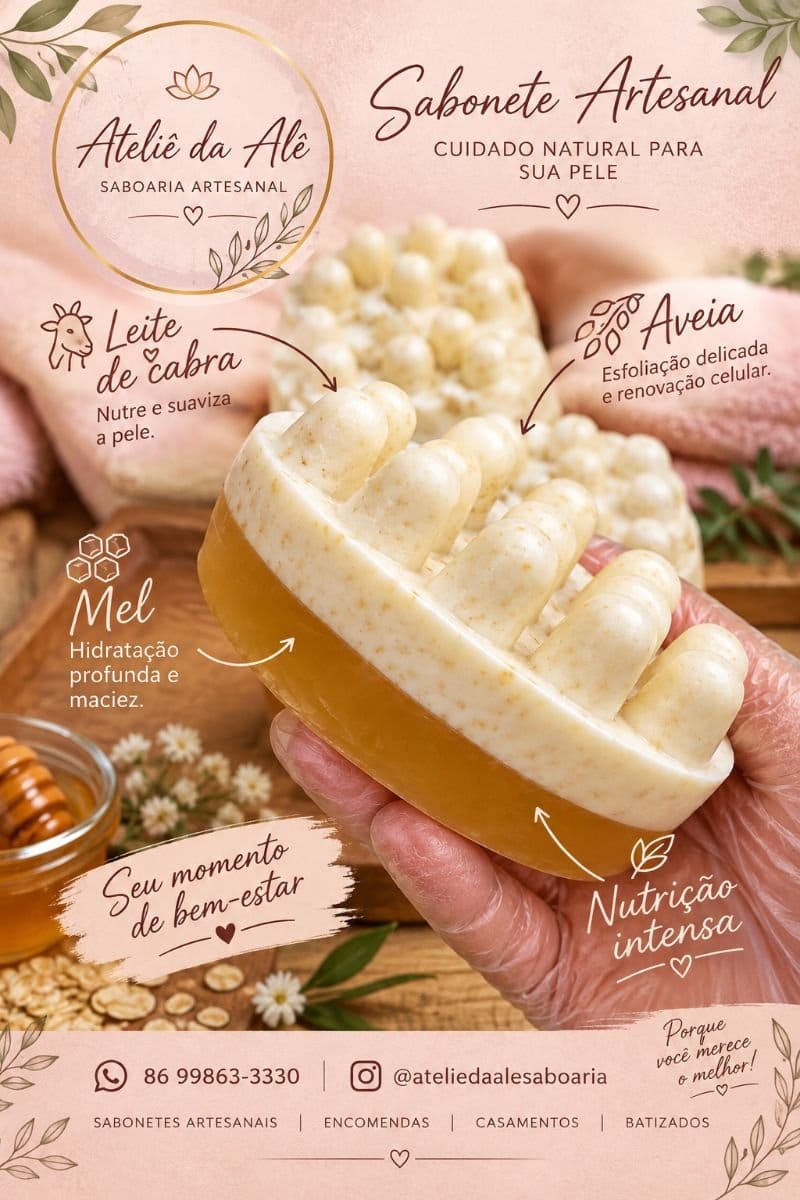 Sabobete massageador Aveia e Mel - Foto 1